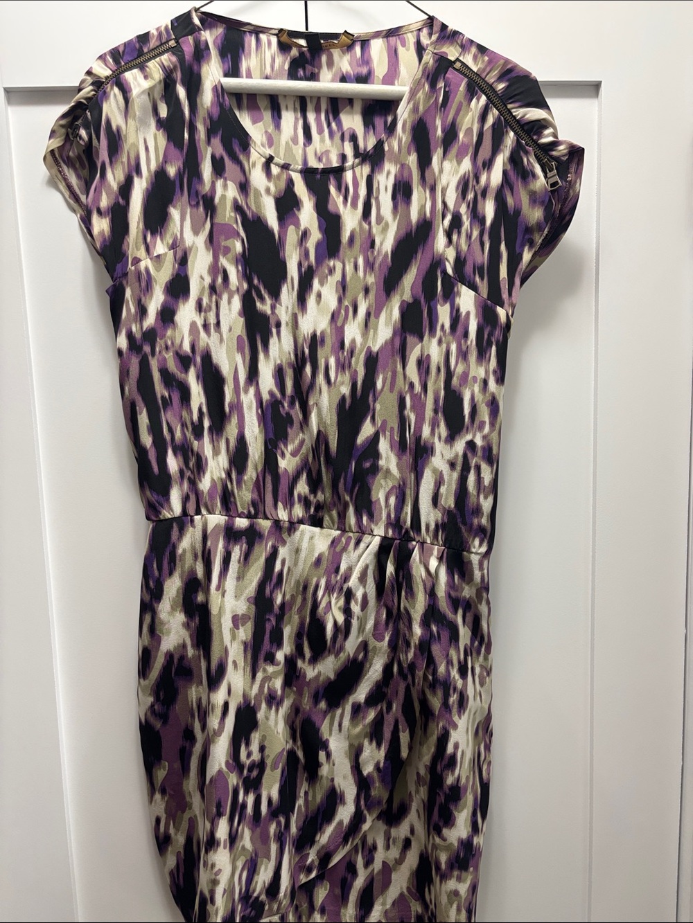 Cynthia Steffe Animal-Print Midi Dress